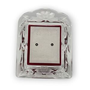Princess House Crystal #824 Romance Lead Crystal Small Standing Picture Frame
